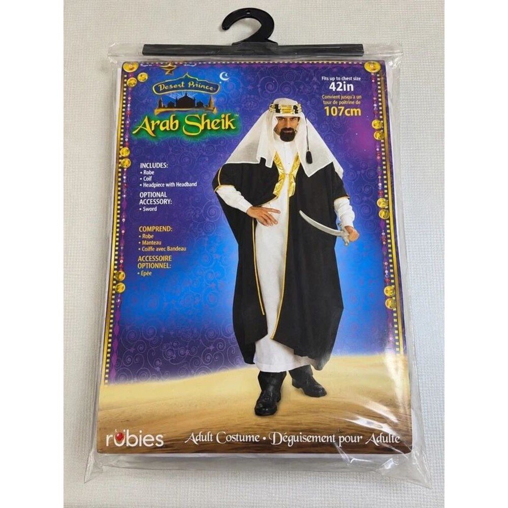 Rubie’s Desert Prince Arab Sheik Adult Costume 42” Chest